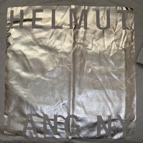 Helmet Lang box fit film print shirt NWT - Picture 4 of 6